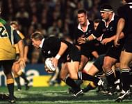 New Zealand All Blacks halfback Justin Marshall